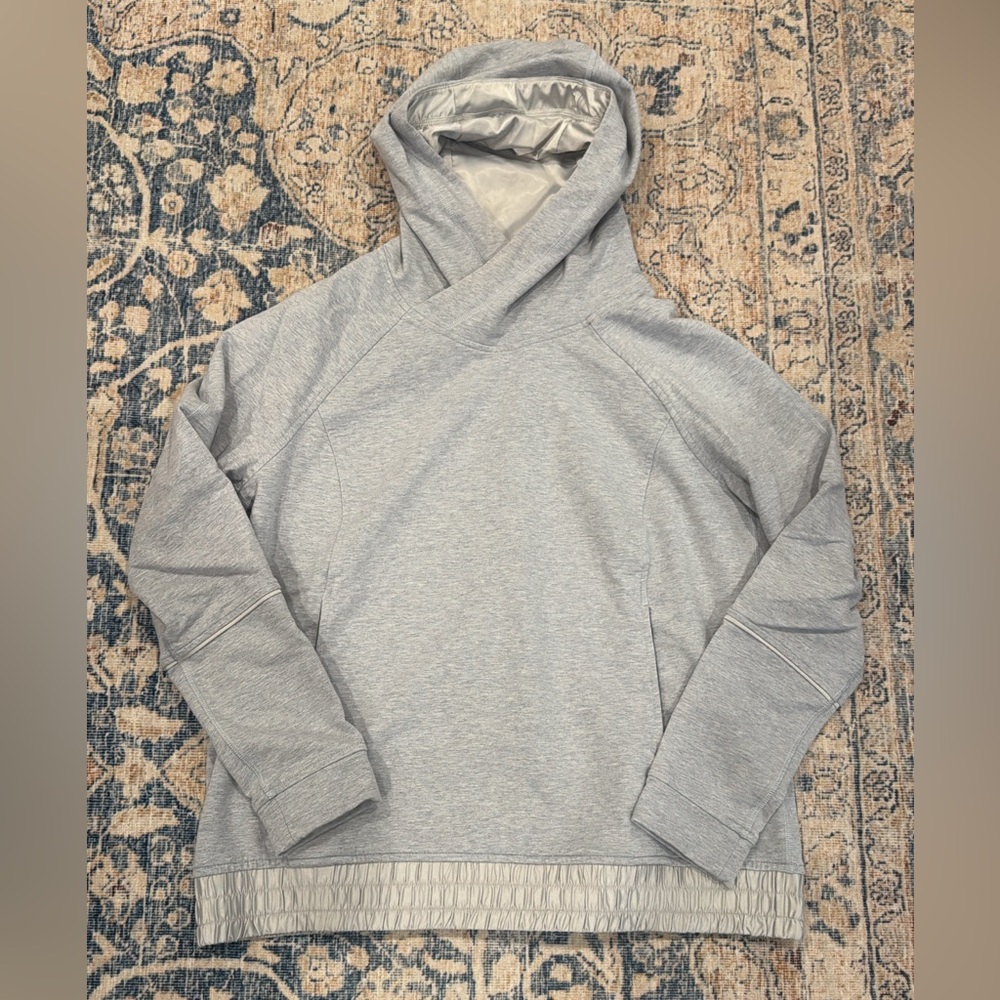Lululemon Athletica Heather Gray Running Hoodie